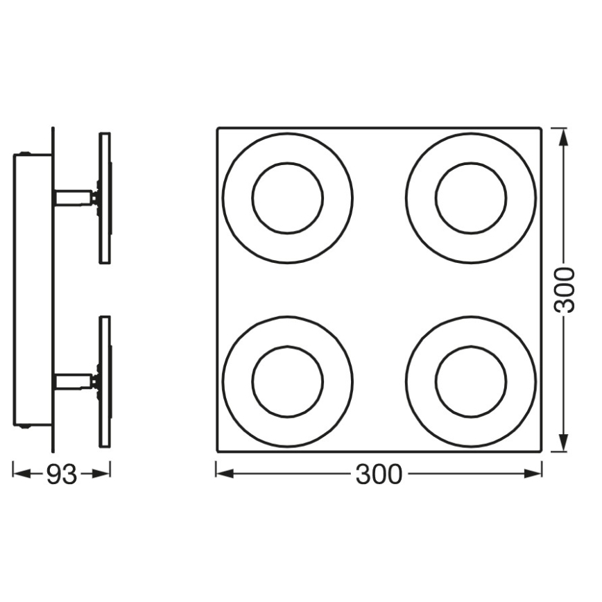 Osram - LED Stmívatelné koupelnové stropní svítidlo SMART+ WAVE LED/24W/230V 3000-6500K IP44 Wi-Fi