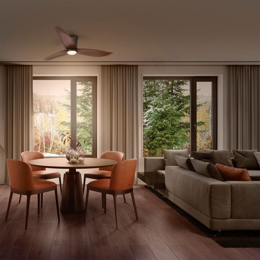 Osram - LED Stmívatelný stropní ventilátor FOHN LED/18W/230V 3000/4000/6500K + dálkové ovládání