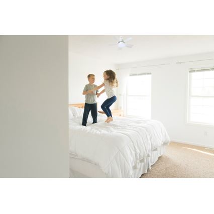 Osram - LED Stmívatelný stropní ventilátor LESTE LED/15W/230V 3000/4000/6500K + dálkové ovládání