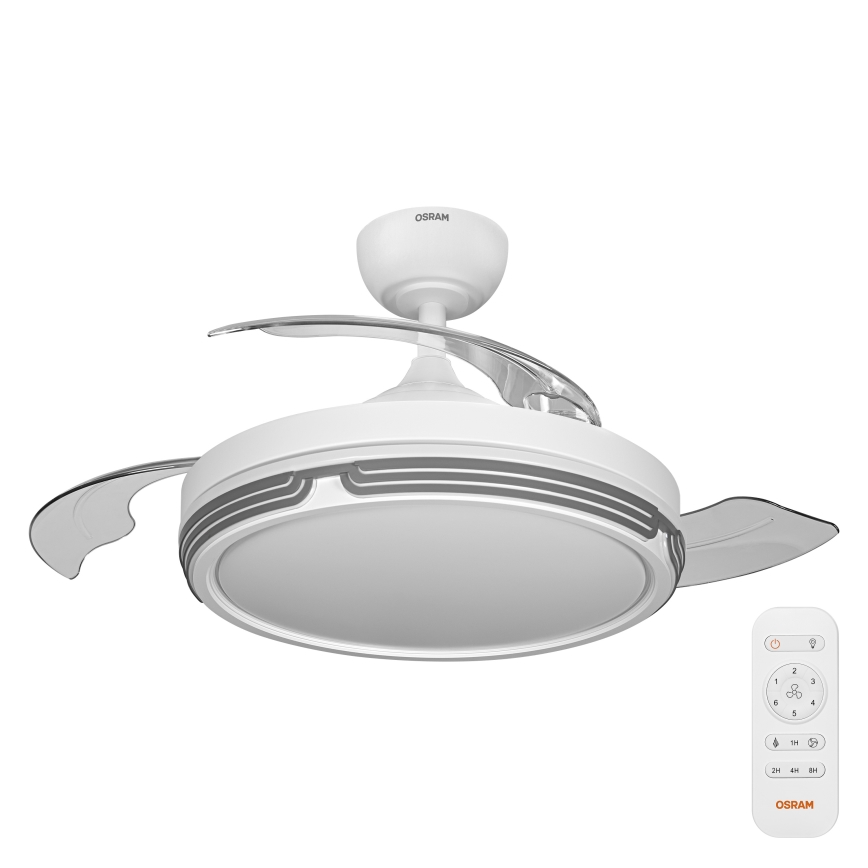 Osram - LED Stmívatelné stropní svítidlo s ventilátorem LEVECHE LED/36W/230V 3000/4000/6500K + dálkové ovládání