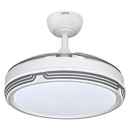 Osram - LED Stmívatelné stropní svítidlo s ventilátorem LEVECHE LED/36W/230V 3000/4000/6500K + dálkové ovládání