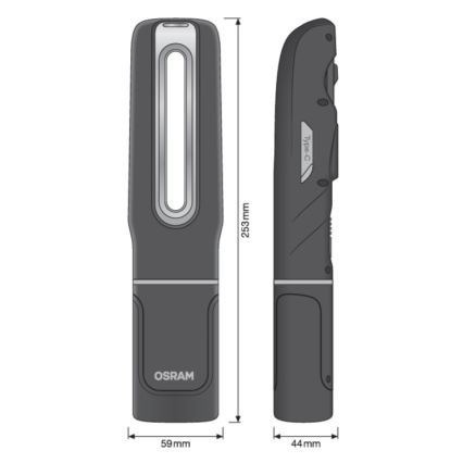 Osram - LED Stmívatelná nabíjecí svítilna LEDINSPECT MAX500 LED/16W/3,7V IP65