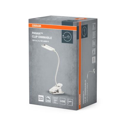 Osram - LED Stmívatelná dotyková stolní lampa PANAN LED/5,2W/5V 1200 mAh