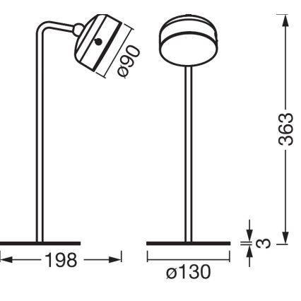 Osram - LED Stmívatelná nabíjecí stolní lampa 3v1 DECOR HELPER LED/1,8W/5V bílá