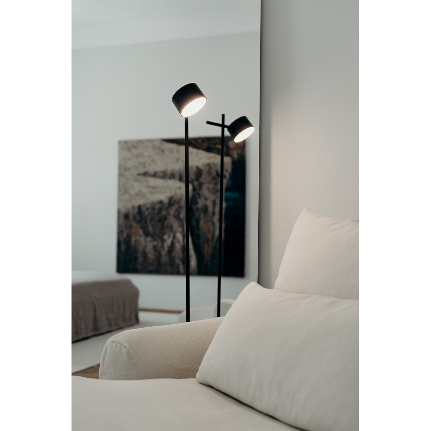 Osram - LED Stmívatelná dotyková stojací lampa DECOR KYOTO LED/12W/230V CRI 90 černá