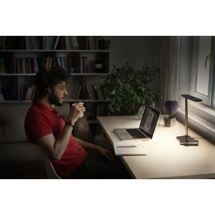 Osram - LED Stmívatelná stolní lampa OFFICE LINE LED/17W/230V 3000/4000/6500K černá