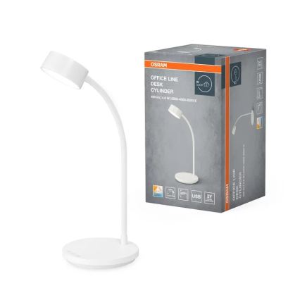 Osram - LED Stmívatelná stolní lampa OFFICE LINE LED/4,8W/230V 3000/4000/6500K bílá