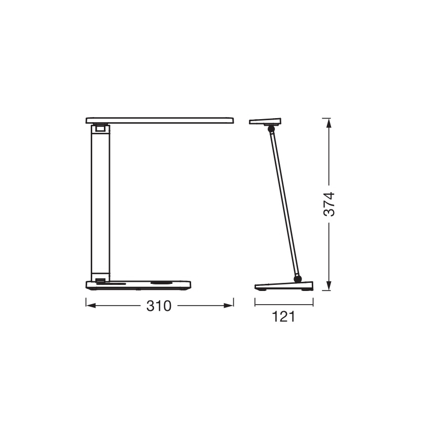 Osram - LED Stmívatelná stolní lampa OFFICE LINE LED/7W/230V 3000/4000/6500K bílá