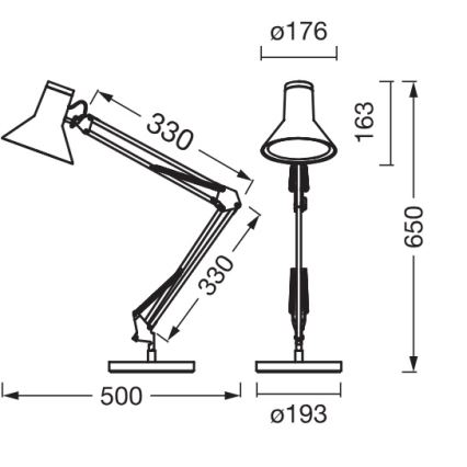 Osram - LED Stmívatelná stolní lampa OFFICE LINE LED/9W/230V 3000K černá