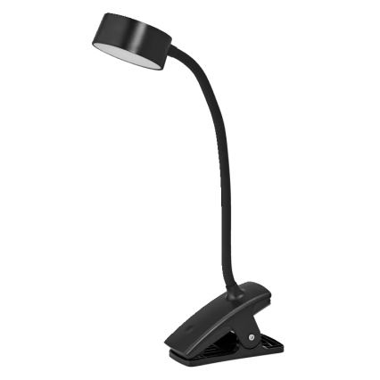 Osram - LED Stmívatelná stolní lampa s klipem OFFICE LINE LED/4,8W/230V 3000/4000/6500K černá