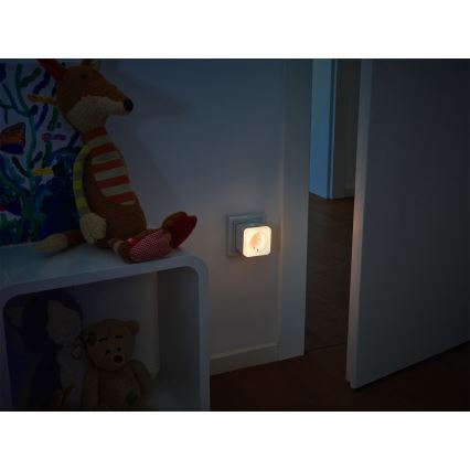 Osram - LED Stmívatelná zásuvka s osvětlením SCHUKO SMART+ NIGHTLIGHT 3680W/230V Wi-Fi