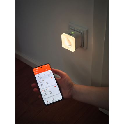 Osram - LED Stmívatelná zásuvka s osvětlením SCHUKO SMART+ NIGHTLIGHT 3680W/230V Wi-Fi