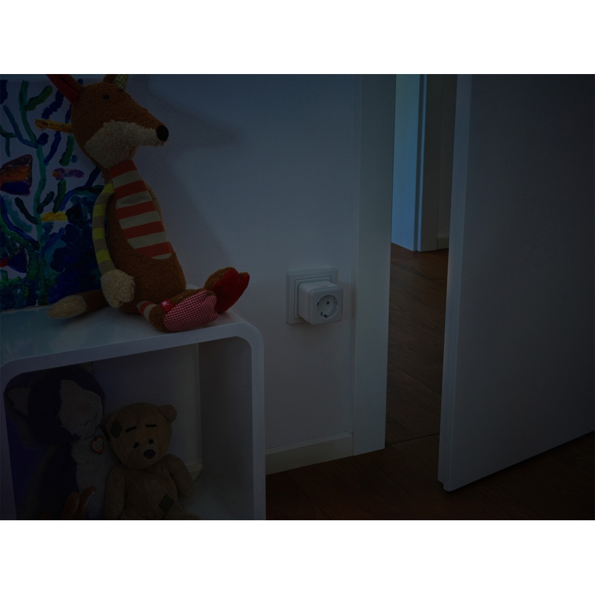 Osram - LED Stmívatelná zásuvka s osvětlením SCHUKO SMART+ NIGHTLIGHT 3680W/230V Wi-Fi