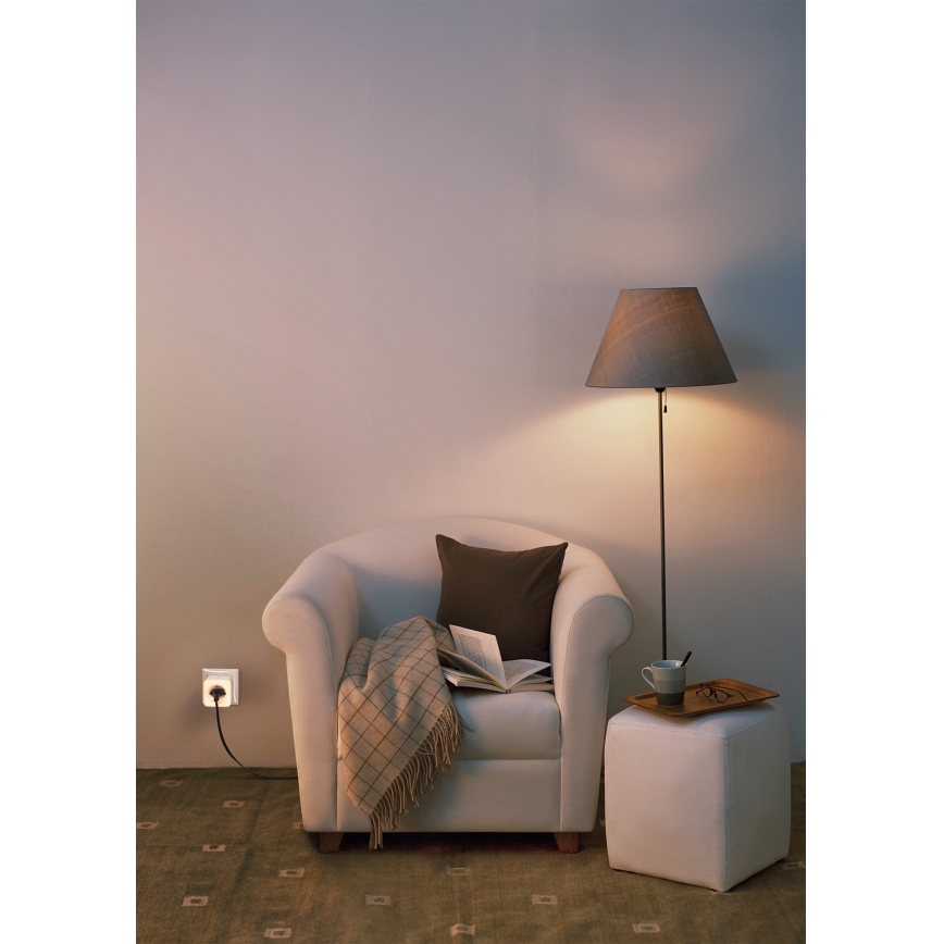 Osram - LED Stmívatelná zásuvka s osvětlením SCHUKO SMART+ NIGHTLIGHT 3680W/230V Wi-Fi