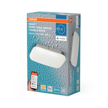 Osram - LED Stmívatelné koupelnové stropní svítidlo SMART+ AQUA LED/12W/230V 3000-6500K IP44 Wi-Fi
