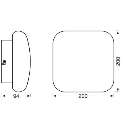 Osram - LED Stmívatelné koupelnové stropní svítidlo SMART+ AQUA LED/12W/230V 3000-6500K IP44 Wi-Fi