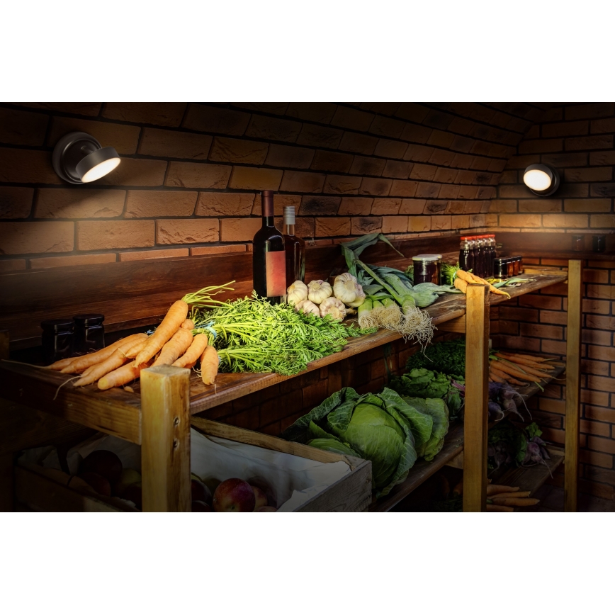 Osram - LED Stmívatelné nabíjecí dotykové nástěnné svítidlo NIGHTLUX LED/1,8W/5V černá