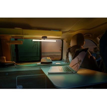 Osram - LED Stmívatelné nabíjecí dotykové nástěnné svítidlo NIGHTLUX LED/1,8W/5V černá