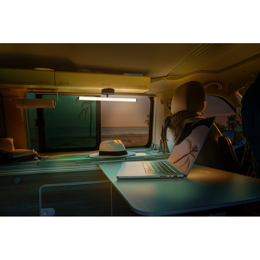 Osram - LED Stmívatelné nabíjecí dotykové nástěnné svítidlo NIGHTLUX LED/1,8W/5V černá