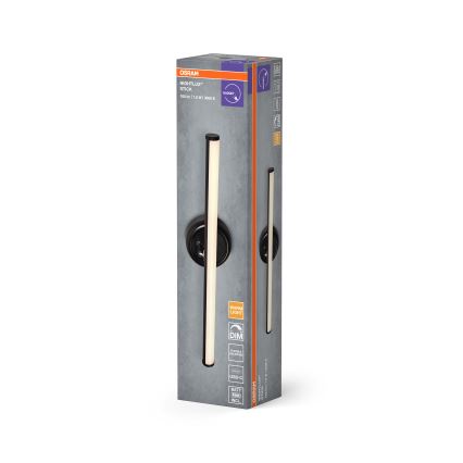 Osram - LED Stmívatelné nabíjecí dotykové nástěnné svítidlo NIGHTLUX LED/1,8W/5V černá