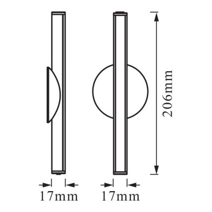 Osram - LED Stmívatelné nabíjecí orientační svítidlo LEDSTIXX LED/2W/5V CRI 90 IP44 bílá