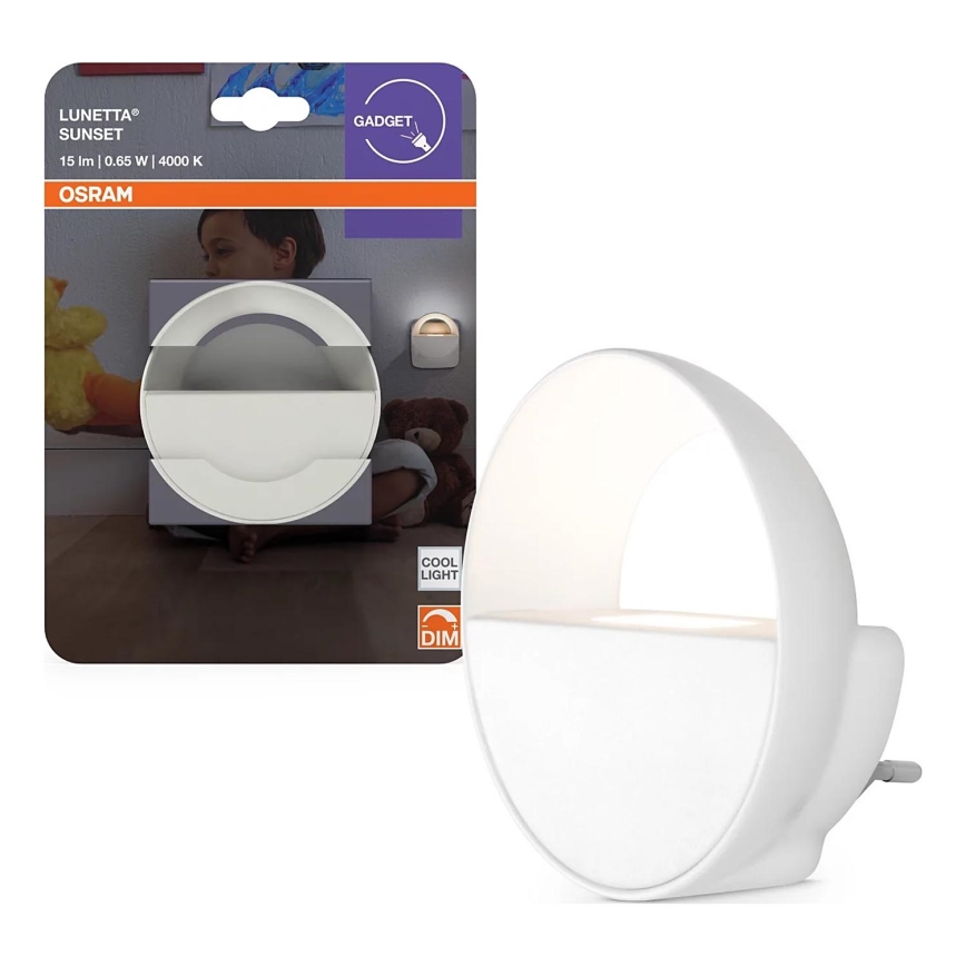 Osram - LED Stmívatelné noční světlo LUNETTA LED/0,65W/230V