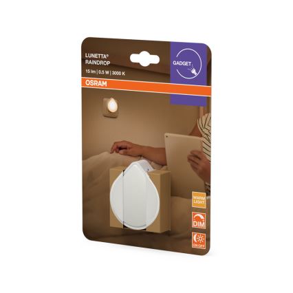 Osram - LED Stmívatelné orientační svítidlo do zásuvky LUNETTA LED/0,5W/230V
