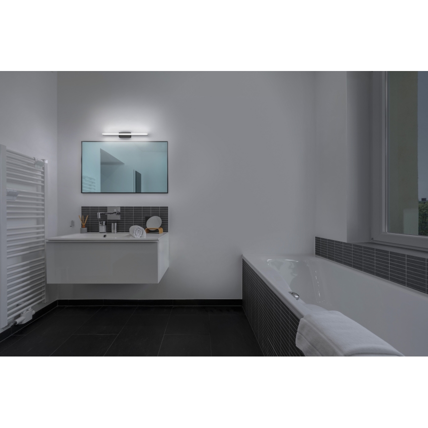 Osram - LED Stmívatelné koupelnové osvětlení zrcadla ORBIS MIRROR LED/10W/230V 3000/4000K 60 cm IP44 černá