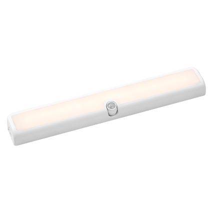 Osram - LED Stmívatelné podlinkové svítidlo se senzorem pohybu a soumraku LINEAR LED/3,8W/5V/3xAA 3000K 30 cm bílá