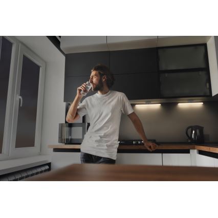 Osram - LED Stmívatelné podlinkové svítidlo se senzorem pohybu a soumraku LINEAR LED/5W/3,7V 2200 mAh 3000K 35 cm bílá