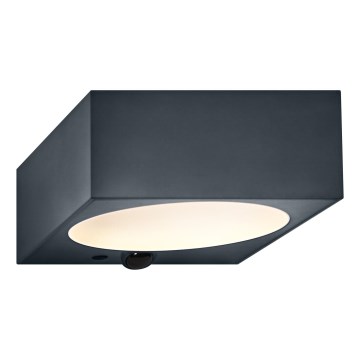 Osram - LED Stmívatelné solární nástěnné svítidlo se senzorem ENDURA STYLE LED/10,7W/4,2V 2000 mAh IP65 antracit