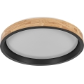 Osram - LED Stmívatelné stropní svítidlo MARIANO LED/36W/230V pr. 51 cm dub/černá