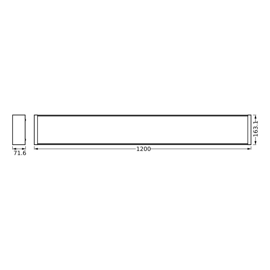 Osram - LED Stmívatelné stropní svítidlo OFFICE LINE LED/40W/230V 120 cm + dálkové ovládání