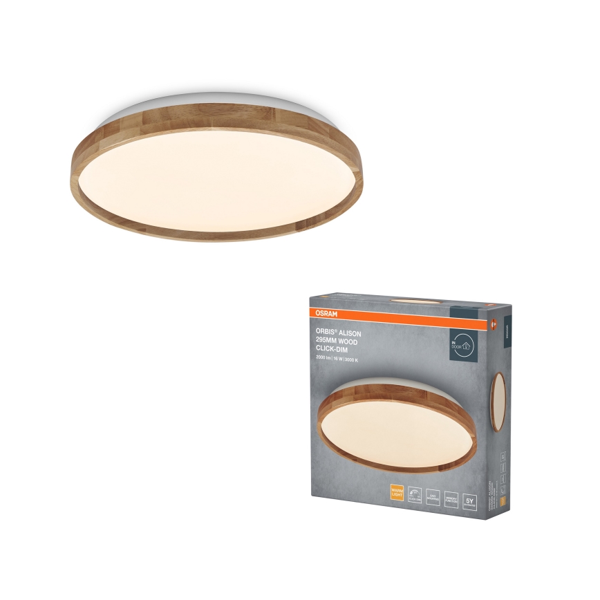 Osram - LED Stmívatelné stropní svítidlo ORBIS ALISON LED/16W/230V pr. 29,5 cm béžová