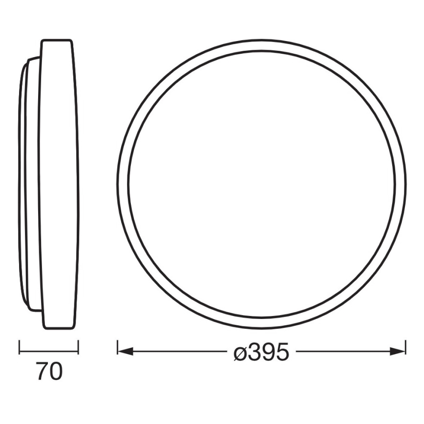 Osram - LED Stmívatelné stropní svítidlo ORBIS ALISON LED/24W/230V pr. 39,5 cm béžová