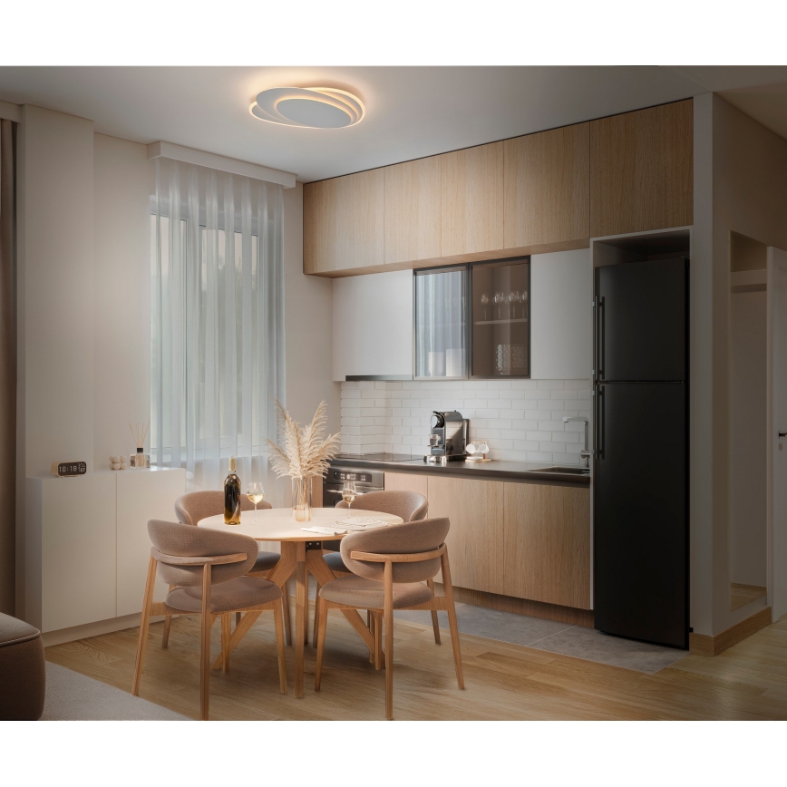 Osram - LED Stmívatelné stropní svítidlo ORBIS LAYERS LED/50W/230V 2600-6000K 36x49 cm bílá + dálkové ovládání