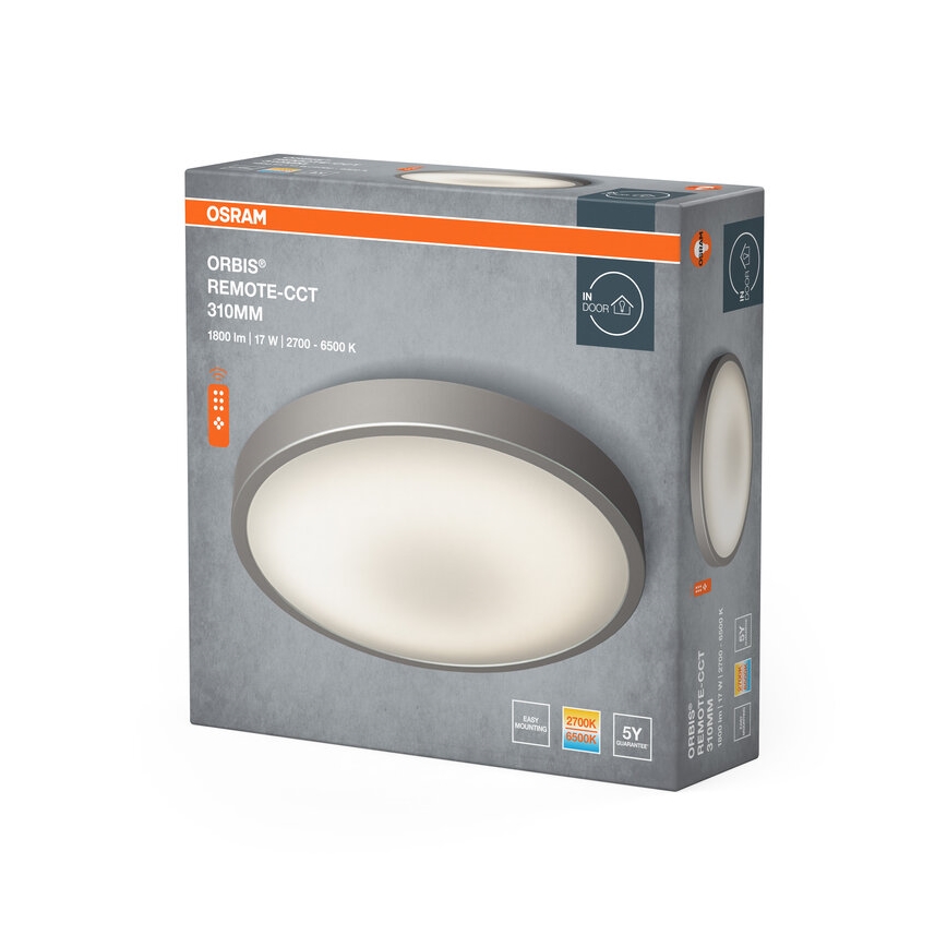 Osram - LED Stmívatelné stropní svítidlo ORBIS LED/17W/230V 2700-6500 pr. 31 cm + dálkové ovládání