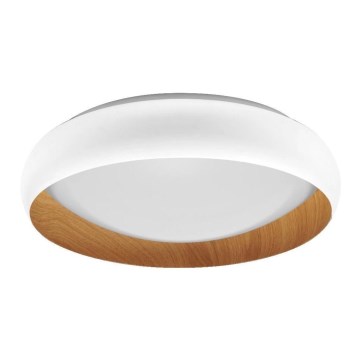 Osram - LED Stmívatelné stropní svítidlo ORBIS LIVIA LED/24W/230V pr. 43 cm bílá/hnědá