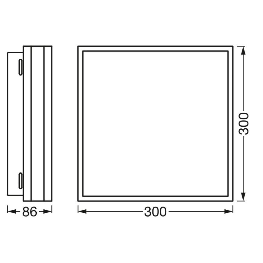 Osram - LED Stmívatelné stropní svítidlo SMART+ MAGNET LED/24W/230V 30x30 cm 3000-6500K Wi-Fi