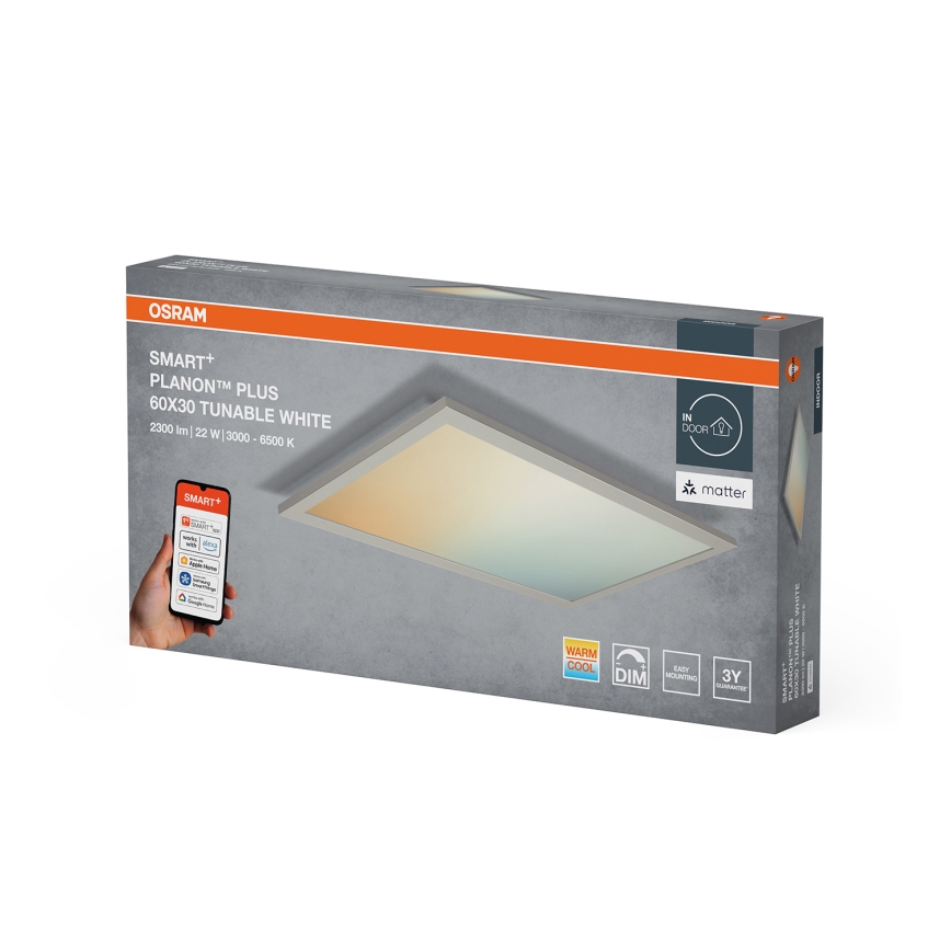 Osram - LED Stmívatelné stropní svítidlo SMART+ PLANON LED/22W/230V 60x30 cm 3000-6500K Wi-Fi