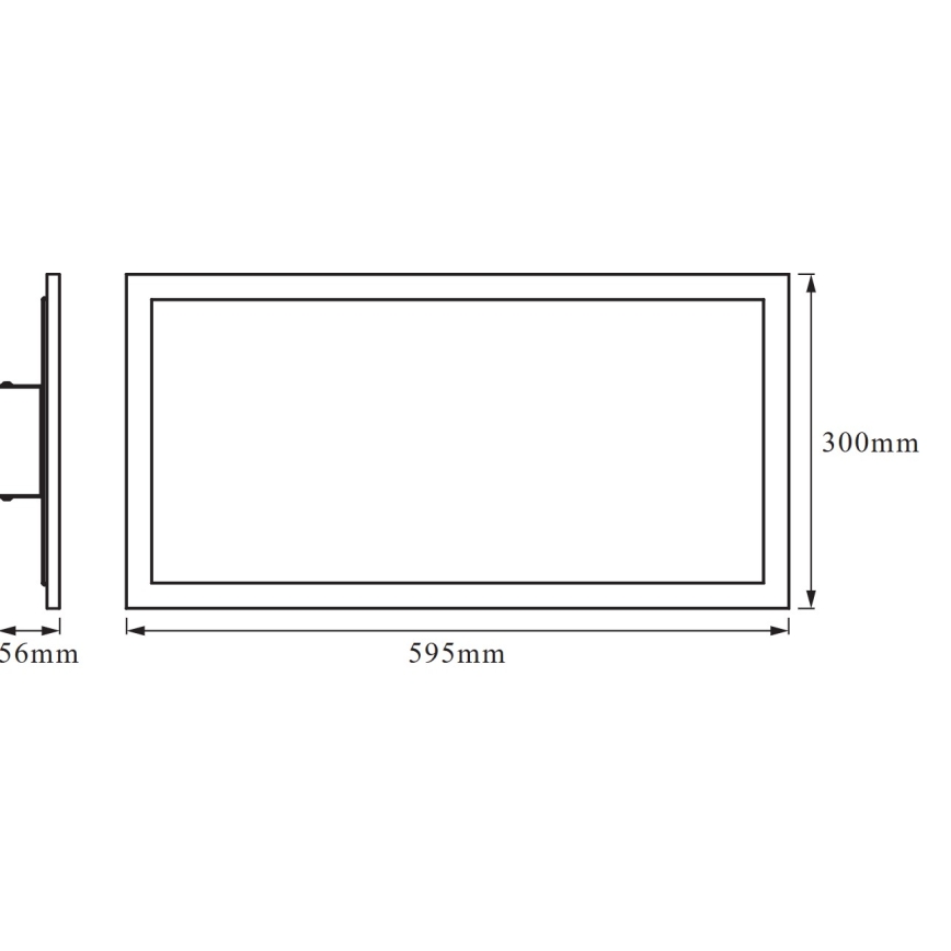 Osram - LED Stmívatelné stropní svítidlo SMART+ PLANON LED/22W/230V 60x30 cm 3000-6500K Wi-Fi