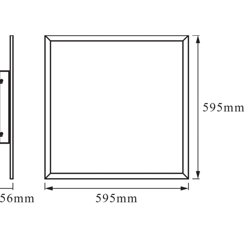 Osram - LED Stmívatelné stropní svítidlo SMART+ PLANON LED/36W/230V 60x60 cm 3000-6500K Wi-Fi