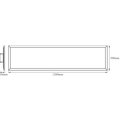 Osram - LED Stmívatelné stropní svítidlo SMART+ PLANON LED/36W/230V 120x30 cm 3000-6500K Wi-Fi