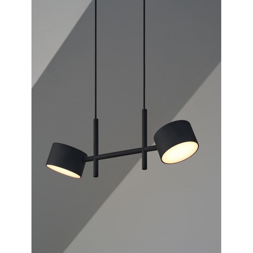 Osram - LED Stmívatelný lustr na lanku DECOR KYOTO 2xLED/10W/230V CRI 90 černá