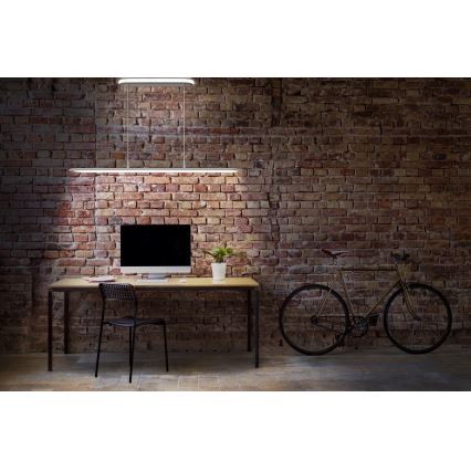 Osram - LED Stmívatelný lustr na lanku OFFICE LINE LED/57W/230V 4000K 100 cm CRI 90 bílá