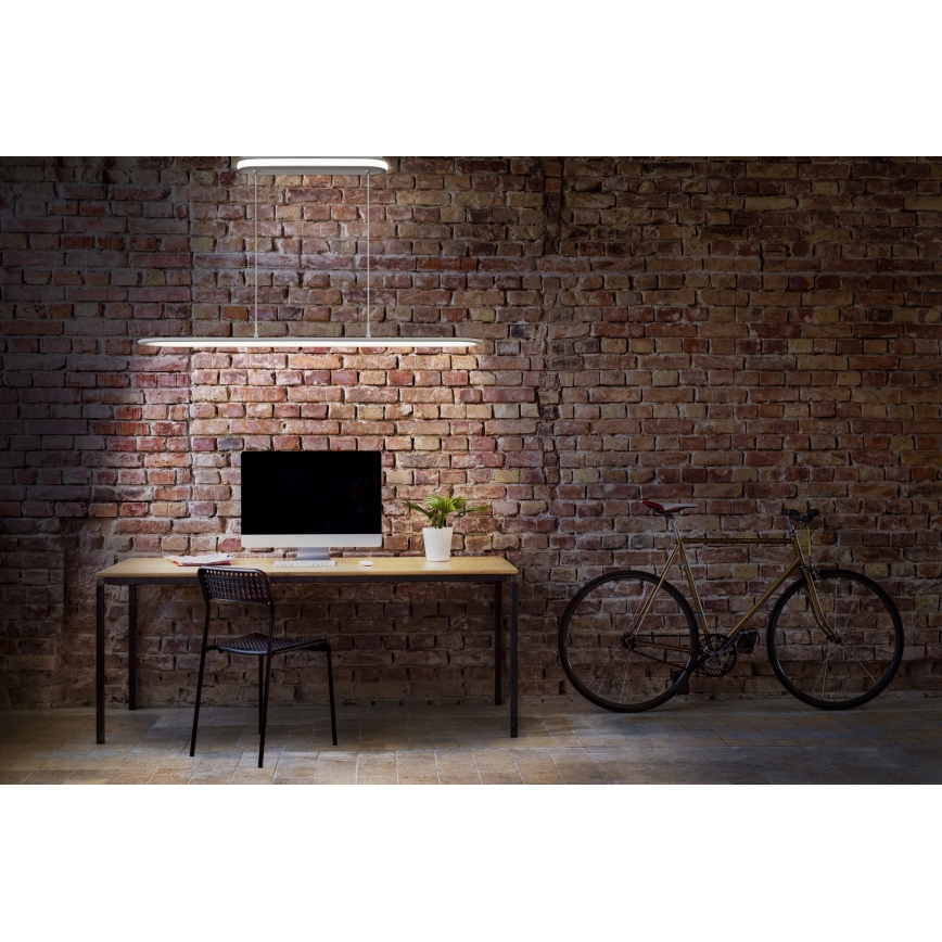 Osram - LED Stmívatelný lustr na lanku OFFICE LINE LED/57W/230V 4000K 100 cm CRI 90 bílá