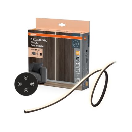 Osram - LED Stmívatelný pásek FLEX ACOUSTIC 2,6m LED/29W/230V + dálkové ovládání