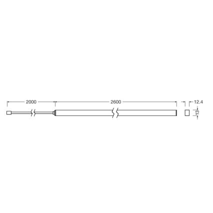 Osram - LED Stmívatelný pásek FLEX ACOUSTIC 2,6m LED/29W/230V + dálkové ovládání