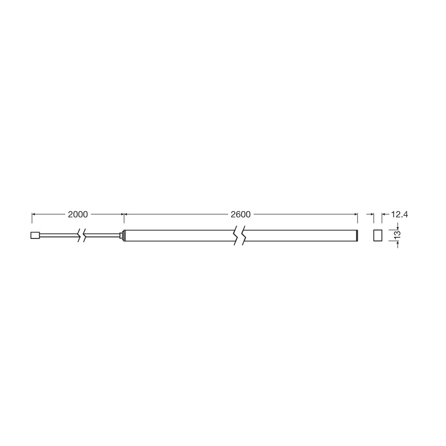 Osram - LED Stmívatelný pásek FLEX ACOUSTIC 2,6m LED/29W/230V + dálkové ovládání