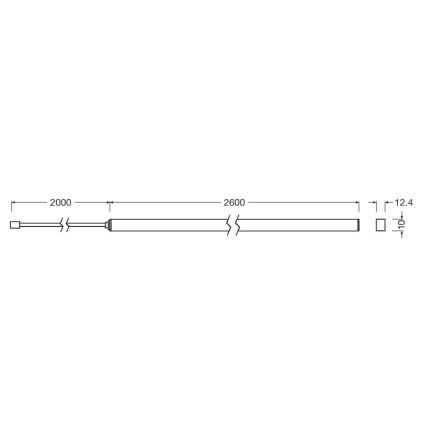 Osram - LED Stmívatelný pásek FLEX ACOUSTIC 2,6m LED/29W/230V + dálkové ovládání
